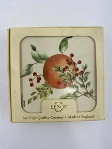 Lenox Fruit Of The Vine Untersetzer 6er Set Hergestellt in England - Reben aus Früchten mit Box - Bild 1 von 6