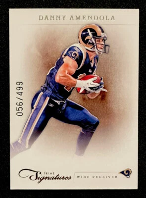 DANNY AMENDOLA 2011 Panini Prime Signatures #40 Numbered /499 St. Louis Rams - Image 1 of 2