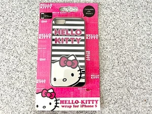 HELLO KITTY IPHONE 5 PHONE COVER WRAP GENUINE ORIGINAL SANRIO NEW UNUSED  - Picture 1 of 4