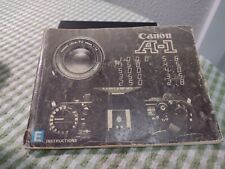 Vintage Canon A-1 Instructions Guide