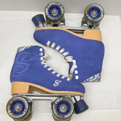ROLLER DERBY Candi Girl U774 Carlin Patines Artísticos Cuádruples Azul Damas talla 5 Foto 1 de 4