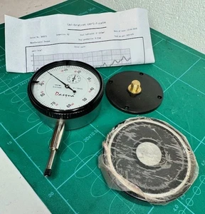 Dasqua 0-10mm x 0.01mm Metric Dial Gauge with Flat Magnetic Back (EX DISPLAY) - Bild 1 von 5