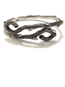 Stephen Dweck Diamanten Fortuna Sterling 925 Zweig Ranke signiert Armreif Armband - Bild 1 von 15