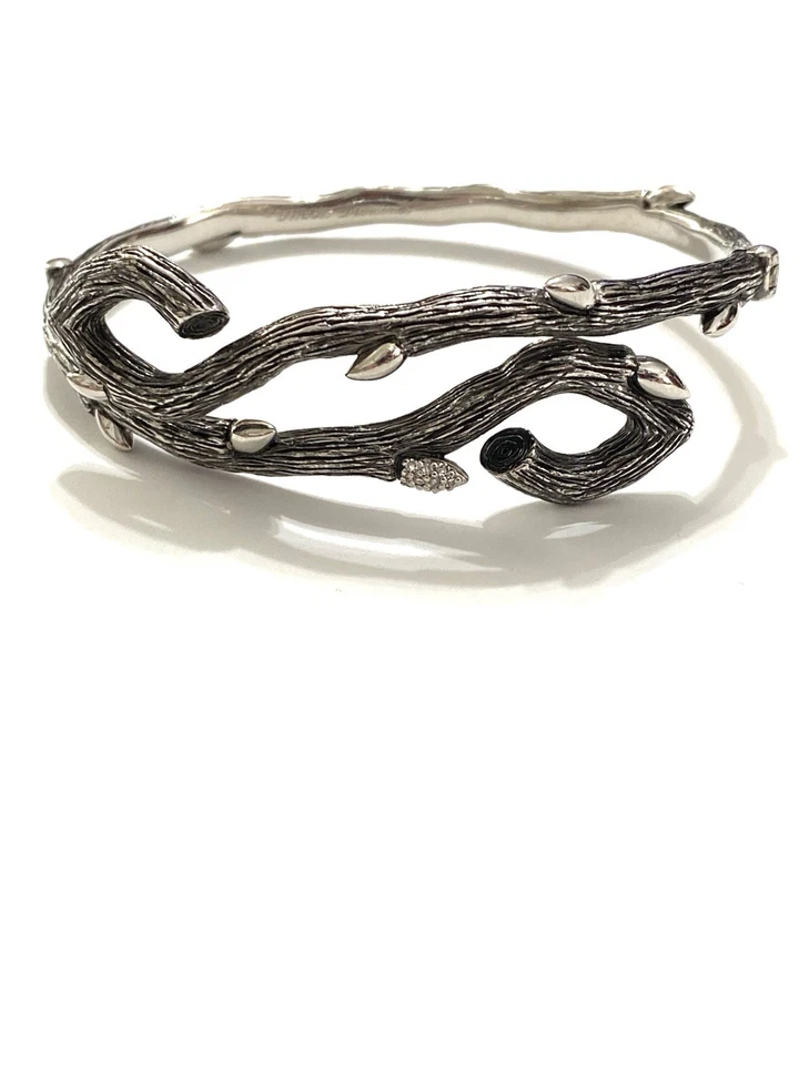 Brazalete Brazalete Stephen Dweck Diamantes Fortuna Esterlina 925 Rama Vid Firmado Foto 1 de 4