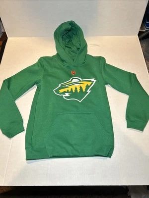 Minnesota Wild Throwback Colores Sudadera con Capucha Exterior Material Juvenil Talla Grande Foto 1 de 4