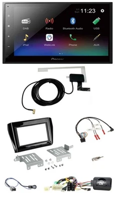 Pioneer DAB Lenkrad Bluetooth 2DIN USB Autoradio für Suzuki Swift ab 18 Klavierl - Bild 1 von 4