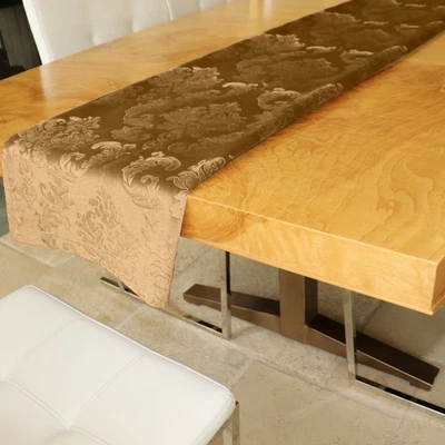 Corredor de mesa damasco en relieve terciopelo lovemyfabric Foto 1 de 2