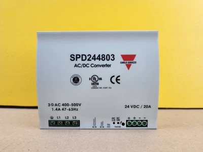 NUEVA Fuente de Alimentación Carlo Gavazzi SPD244803, AC-DC, 24V, 20A, 340-575V, 480W Foto 1 de 4