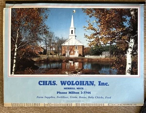 Vintage Chas 1962. Wolohan Aufzug Kalender Merrill Michigan unbenutzt - Bild 1 von 2