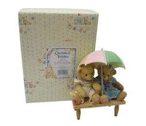 Cherished Teddies - Bär Figur 1997 Carter & Elsie # 302791 BOX/ZERTIFIKAT * - Bild 1 von 10