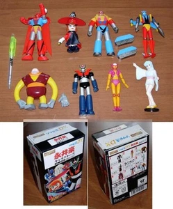 RARO SET 8 FIGURE Collezione ROBOT GO NAGAI Sofubi MAZINGA BOSS GETTER BANDAI - Imagen 1 de 1