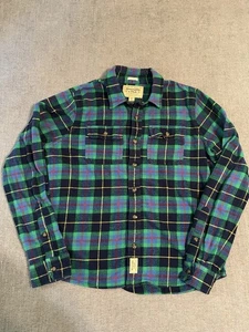 Camisa de franela Abercrombie Fitch para hombre XXL a cuadros peso pesado músculo Y2K colorida - Imagen 1 de 9