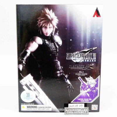 FINAL FANTASY VII Remake Cloud Strife Play Arts Kai Figure SDCC Limted Color NEW - Image 1 of 4