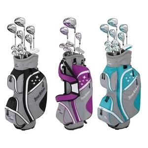 NEW Lady Edge by Tour Edge Complete Golf Set w/ Driver, Wood, Irons, Bag, Putter - Picture 1 of 11