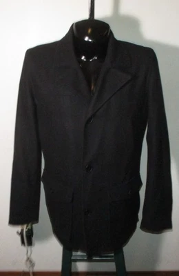STRUCTURE Black Wool Insulated Jacket Men's Size M - Image 1 of 4