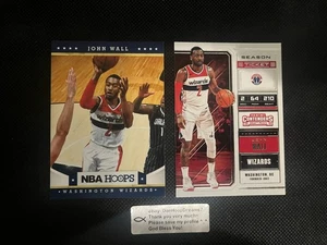 John Wall ¡Lote de jugadores de la NBA! 2 tarjetas de baloncesto diferentes, sin duplicados - Imagen 1 de 2