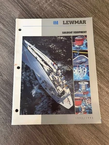 VINTAGE 1992-1993 LEWMAR SEGELBOOT AUSRÜSTUNGSKATALOG BOOTSPROSPEKT DICK - Bild 1 von 2