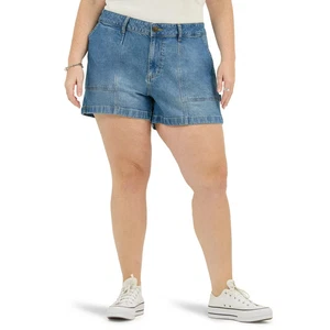 LEE - TALLA GRANDE: 24W - Pantalones cortos utilitarios de tiro medio con toque elástico y entrepierna de 7" - NUEVOS - Imagen 1 de 8