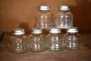Menge 6 -3 Unzen Gläser zum Basteln oder Bastelbedarf Aufbewahrung - Bild 1 von 1