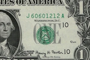 1963a banconota $1 Federal Reserve Kansas City gemma non circolata fantasia S/N J60601212A - Foto 1 di 3