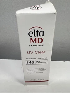 EIta*MD UV Clear Broad Spectrum SPF 46 Facial sunscreen ,1.7 oz, Exp 02/2027 - Bild 1 von 5