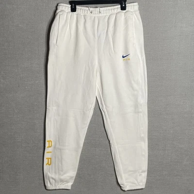 Pantalones deportivos Nike Air de felpa francesa DQ4202-101 para hombre talla grande nuevos con etiquetas Foto 1 de 4