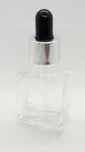 15ml Glass Liquid Dropper Bottle with Pointed Pipette - Picture 1 of 2