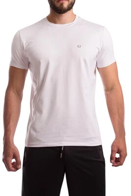 Camiseta Unico Sport Performance Entrenamiento Blanca Poliéster Ropa Interior para Hombre Foto 1 de 4