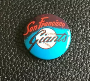 NOS 1960's Vintage Pin Button San Francisco Giants Pinback Willie Mays - Picture 1 of 2