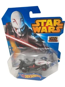 STAR WARS HOT WHEELS CAR - THE INQUISITOR - black/white car - Picture 1 of 4