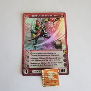 Chaotic Creature Card Barath Beyond- Rare - 35/95/10/65/65 Stats