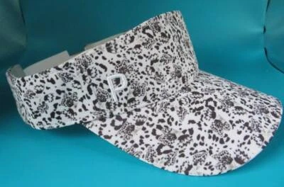 New PUMA Mariposa P Sun VISOR Cap White Glow Black Adult Size Outdoor Sport - Image 1 of 3