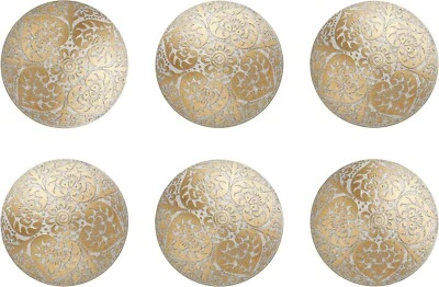 KnobKnob Brass Door Knobs Cupboard Cabinet Pull Handle Shabby Chic (Set of 6) - Image 1 of 4