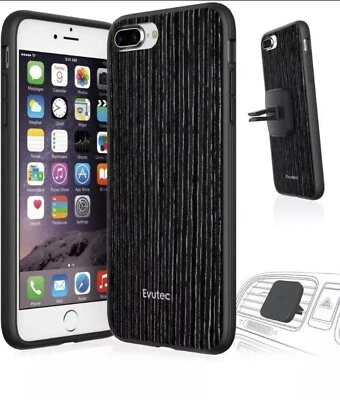 Funda militar resistente a golpes para iPhone 7 Plus/8 Plus con montaje de ventilación magnético Foto 1 de 4