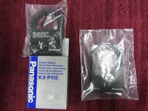 2~ PANASONIC DRUCKER FARBBÄNDER KX-P115 NOS VERSIEGELT SCHWARZ - Bild 1 von 3