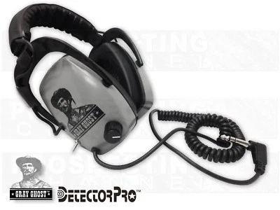 Gray Ghost Original Metal Detector Headphones 1/4" Jack DetectorPro 150 OHMS new - Image 1 of 3