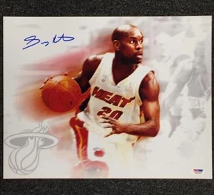 Gary Payton Autograph MIAMI HEAT Signed 11x14 Photo * PSA/DNA Witness COA * auto - Picture 1 of 2