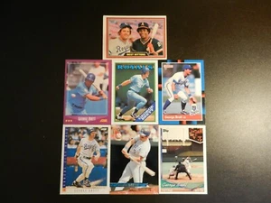 LOT OF SEVEN (7) ALL DIFFERENT of *HOFer GEORGE BRETT - K.C. ROYALS* MLB CARDS - Picture 1 of 1