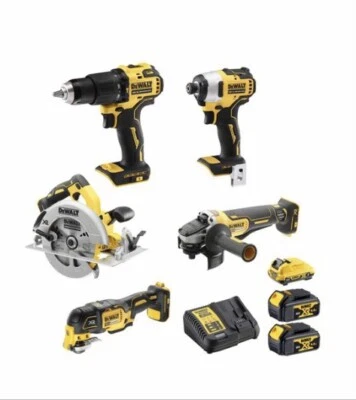 Brand NEW DeWALT 18V 5 Piece Brushless Kit - German Made Tradie Kit DCK500M2L-XE - Image 1 of 4