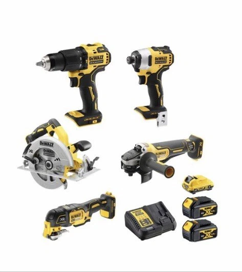 Brand NEW DeWALT 18V 5 Piece Brushless Kit - German Made Tradie Kit DCK500M2L-XE - Image 1 of 4