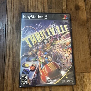 Thrillville Off the Rails Sony PlayStation 2 PS2 2007 Etiqueta Negra Completa - Imagen 1 de 6