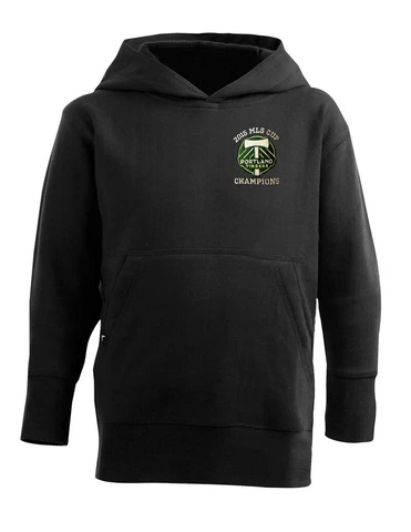 Portland Timbers Antigua YOUTH 2015 MLS Cup Champions Hoodie Sweatshirt Cover