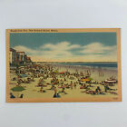 Postcard Maine Old Orchard Beach ME Pier 1940s Unposted Linen