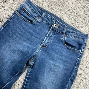 Articles of Society Jeans Women's Size 28x27 Skinny Raw Hem Dusk Dark Wash Denim - Picture 1 of 14