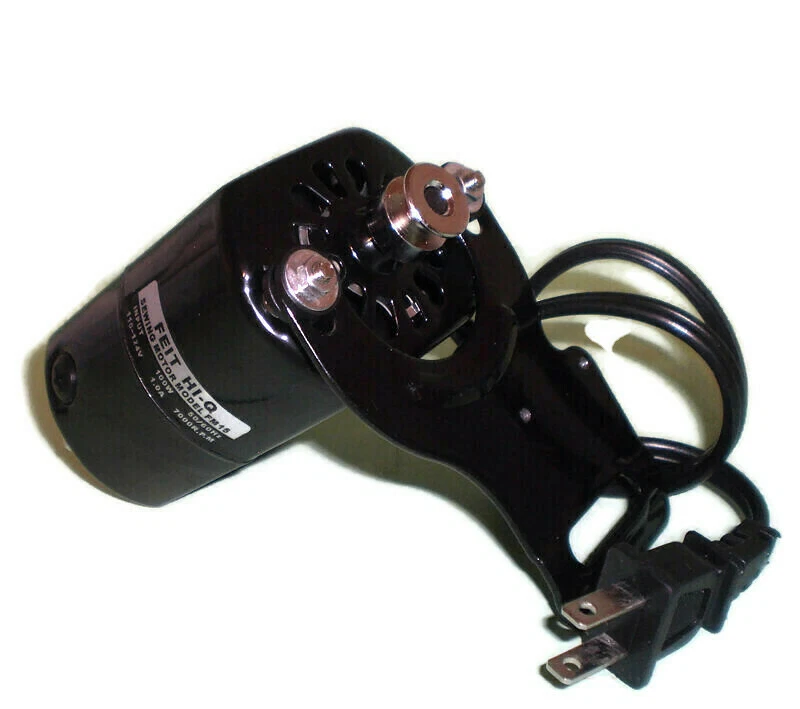 Domestic Sewing Machine Motor .9 Aamps Motor With Belt And Carbon Brushes - Image 1 of 3