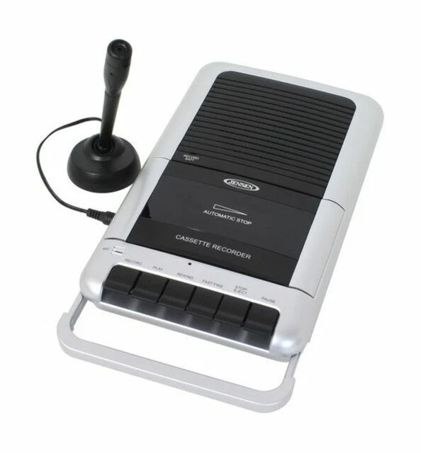 Jensen MCR-100 Cassette Player & Recorder - Silver/Black