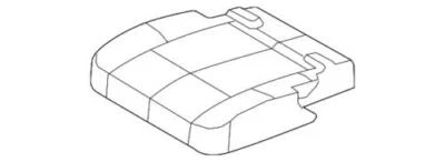 Conjunto de cubierta de asiento trasero izquierdo original Ford Lincoln MKT 2011-2012 BE9Z-7463805-KB Foto 1 de 2