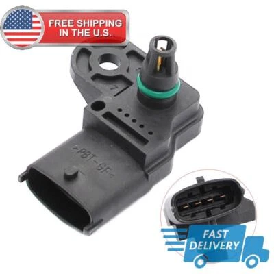 Manifold Pressure (MAP) Sensor for FIAT 500 500L PORSCHE 911 CAYENNE DODGE DART - Imagem 1 de 4