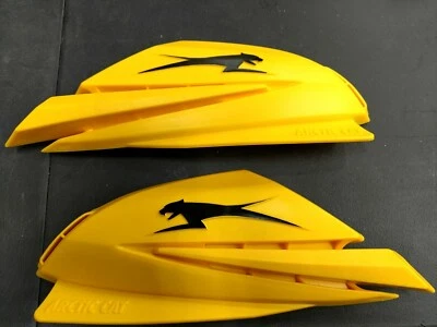 New Arctic ATV SNOW Cat SET PAIR HAND YELLOW  HAND GUARDS 4639-528 - Image 1 of 4
