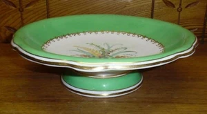 Antique Davenport Longport Porcelain Raised Footed Low Bowl Compote #2 - 9 3/4" - Picture 1 of 9